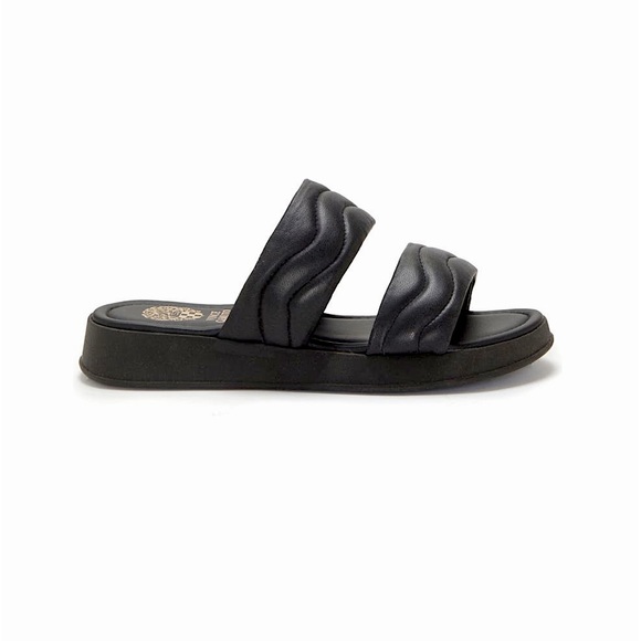 Vince Camuto Sondrie Slide Puffy two strap Sandal - Picture 3 of 9